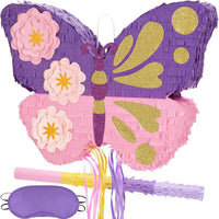 WERNNSAI Butterfly Piñata, Pink Purple Butterfly Birthday Party Supplies