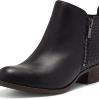 Lucky Brand Women's Basel Ankle Bootie, 100% Leather