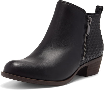 Lucky Brand Women's Basel Ankle Bootie, 100% Leather