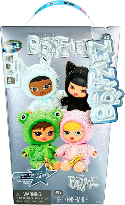 Bratziez Bling Seriez 25th Anniversary Plush Blind Box with Charm Clip and Accessory, Collectible Characters