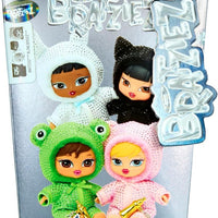 Bratziez Bling Seriez 25th Anniversary Plush Blind Box with Charm Clip and Accessory, Collectible Characters