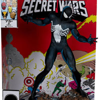 McFarlane Toys - Marvel Spider-Man 1:6th Scale Collectible with Scene & Comic (Marvel Super Heroes Secret Wars #8)