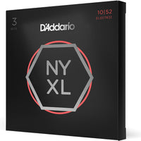 D'Addario NYXL1052-3P Electric Guitar Strings, 10-52, 3 Sets
