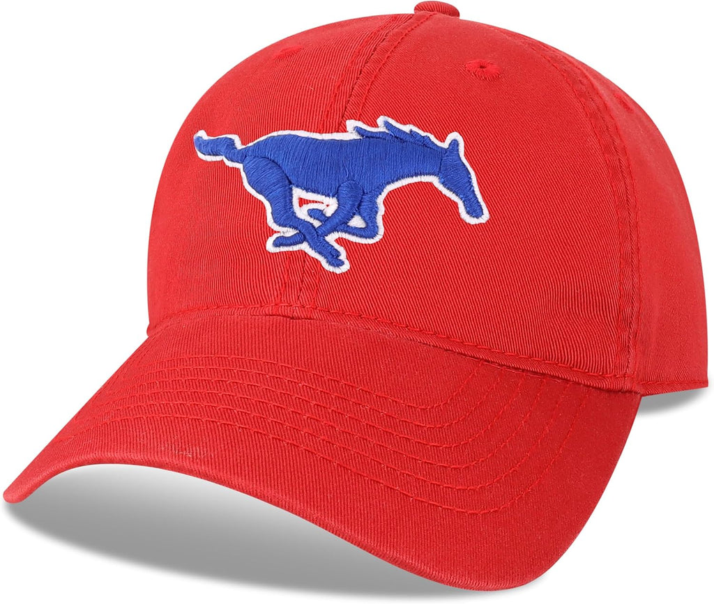 Legacy NCAA Officially Licensed Baseball Hat, SMU Mustangs, Lightweight Cap for Men & Women, Relaxed Twill Adjustable (E