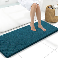 Arotive Bathroom Rugs 47x17, Soft Absorbent Shaggy Chenille Bath Rugs