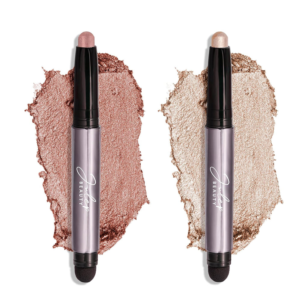 Julep Eyeshadow 101 Crème-to-Powder Duo, Pearl Shimmer and Rose Shimmer