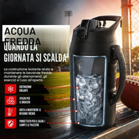 Under Armour Insulated Water Bottle with Handle & Fence Hook, 64oz
