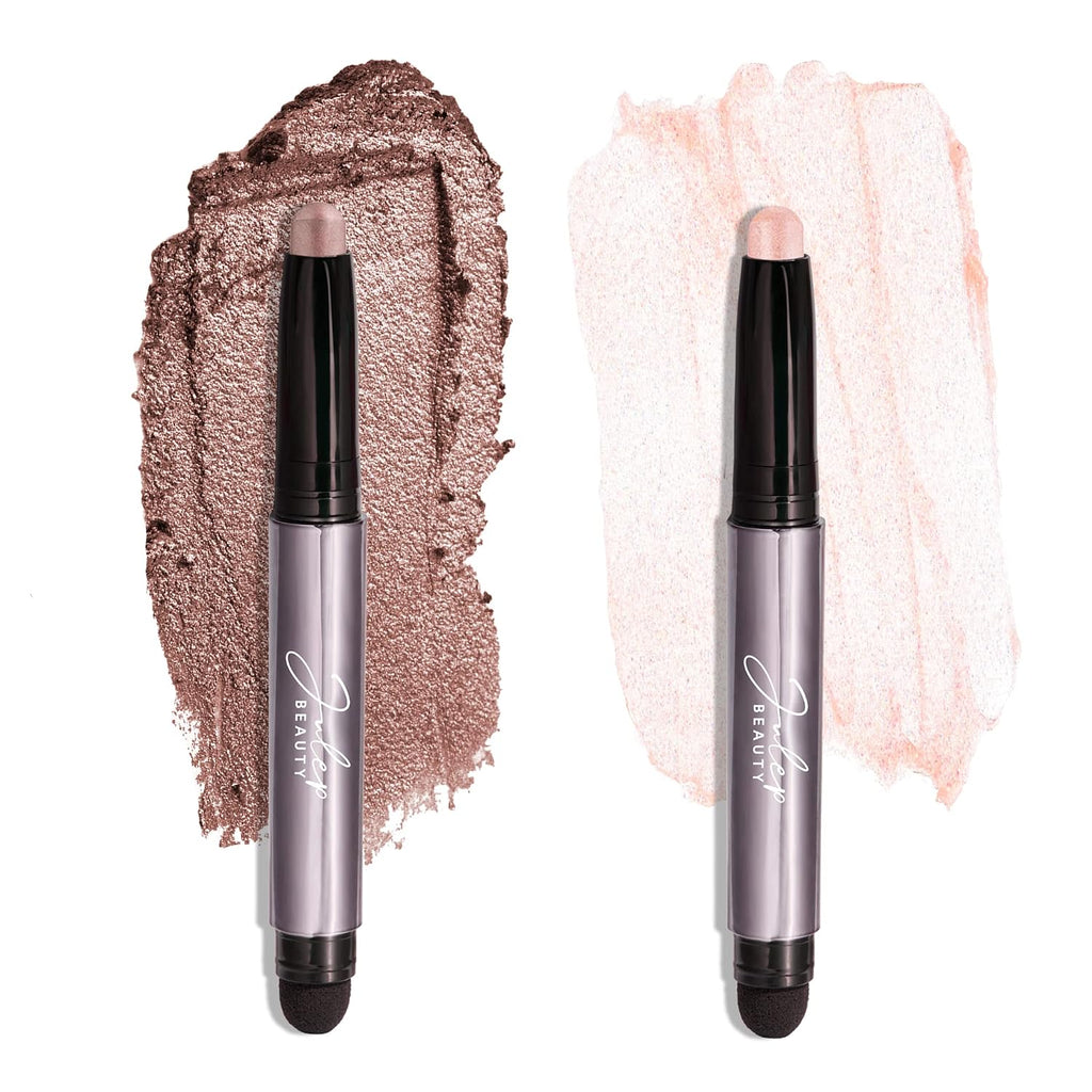 Julep Eyeshadow 101 Crème-to-Powder Duo, Blush Pink & Mink Mauve