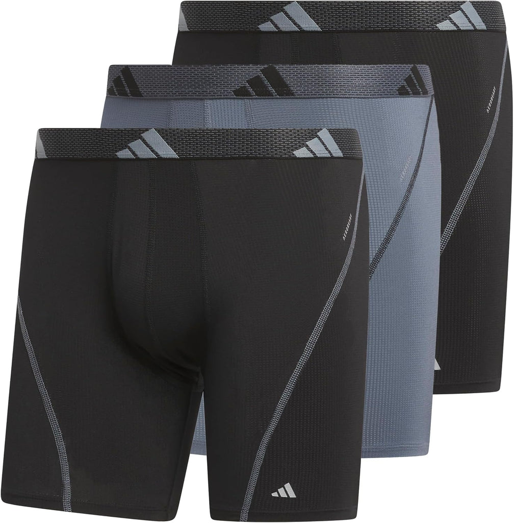 adidas Men's Performance Boxer Brief Underwear 3-Pack