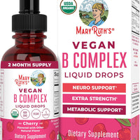 MARYRUTH'S Organic Vitamin B Complex, Biotin, Vitamin B12, Niacin, Folate