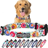 Lucky Love Dog Collar for Large Dogs Cute Adjustable Soft – Ladybird, Large