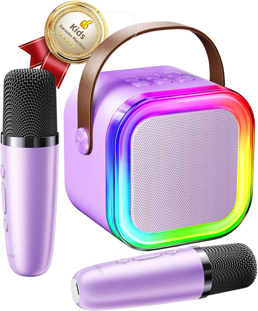 Kinglucky Mini Karaoke Machine for Kids, Top Birthday Gift Pick for Girls Ages 3-12 Years Old, Kids' Personal Video Play