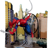 McFarlane Toys - Marvel Spider-Man 1:6th Scale Posed Figure with Scene & Comic (Based on The Amazing Spider-Man #301)