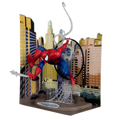McFarlane Toys Marvel Spider-Man Escala 1:6 con Escena y Comic (The Amazing Spider-Man #301)