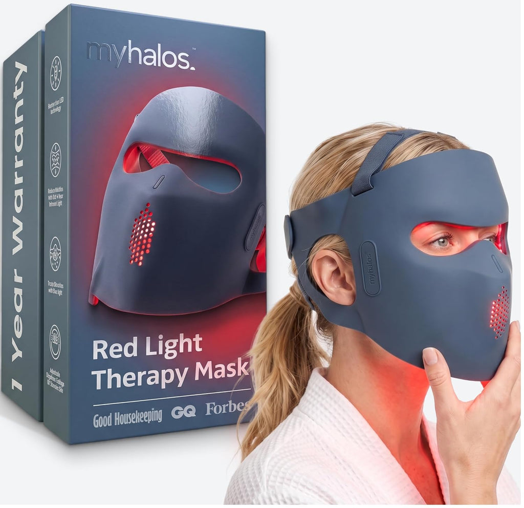 myhalos Red Light Therapy For Face, Red Light Therapy Mask, 4 Wavelengths
