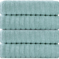 Classic Turkish Towels CTT Premium 4 Pack Bath Towels Set, Made with 100% Turkish Cotton, Spa & Hotel, Quick Drying Towe