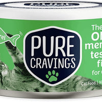 Pure Cravings Wet Cat Food Canned Mackerel Cutlets in Gravy, Every Catch is Mercury Tested, Moist Can Fish for Cats, Gra