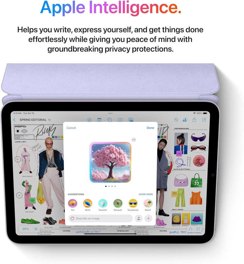 Apple iPad mini (A17 Pro): Apple Intelligence, 8.3-inch Liquid Retina Display, 128GB, Wi-Fi 6E, 12MP Front/12MP Back Camera, Touch ID, All-Day Battery Life — Blue