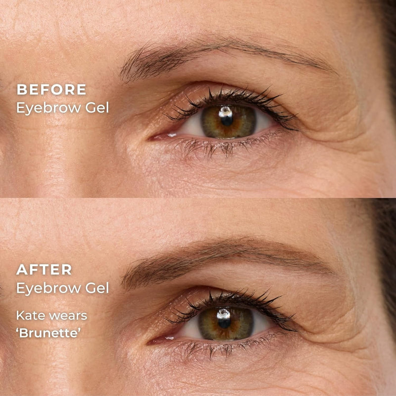 Gel para cejas WUNDERBROW, resistente al agua, a prueba de manchas, de larga duración, tono: morena, vegano y libre de crueldad animal