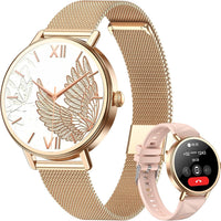 Blackview Smart Watches for Women Android/iPhone,Answer/Make Calls,1.26''HD Fitness Watch with AI Voice/Heart Rate/SpO2/