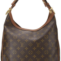 Original Louis Vuitton Pre-loved Monogram Reversed Dauphine Hobo MM, Brown