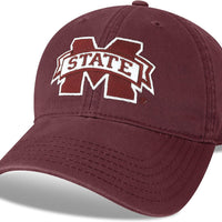 Legacy NCAA Officially Licensed Baseball Hat, Mississippi State Bulldogs, Lightweight Cap for Men & Women, Relaxed Twill