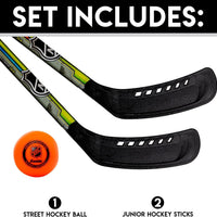 Franklin Sports NHL Kids Street Hockey Stick Set