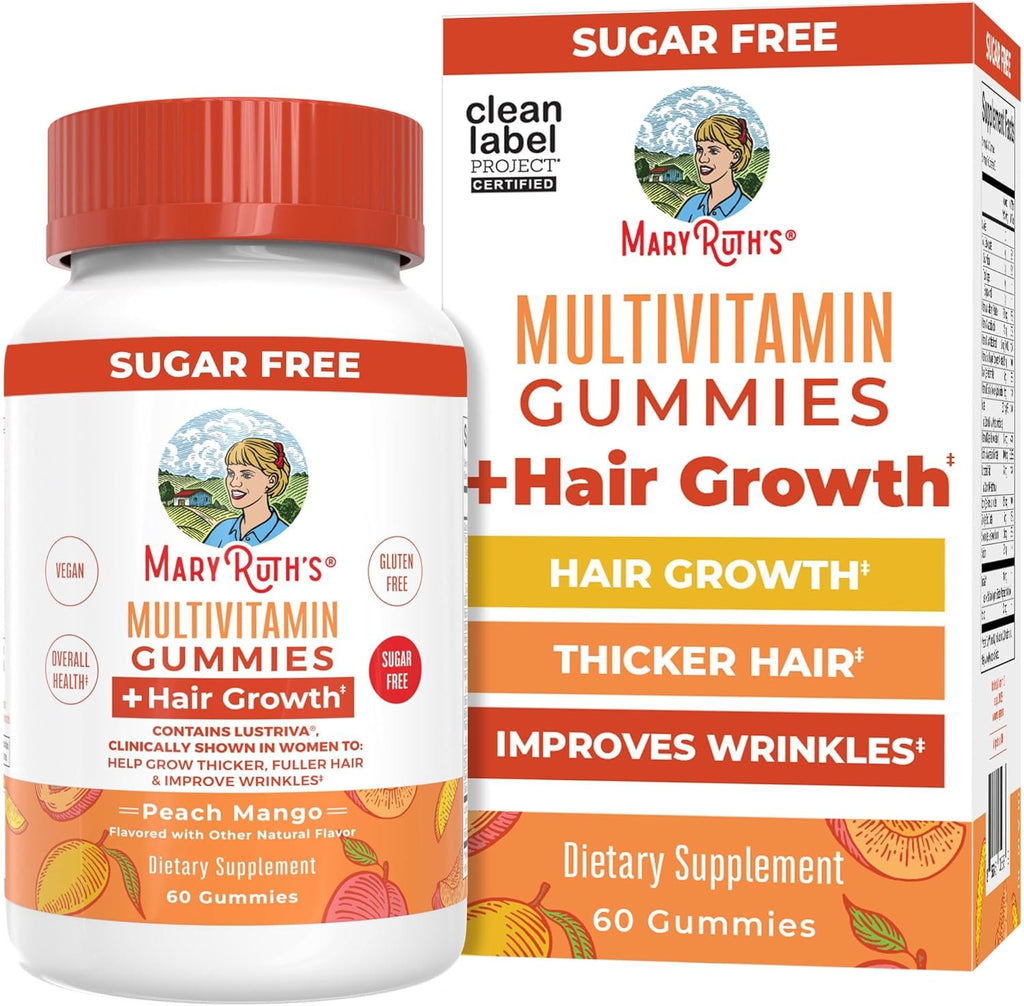 MARYRUTH'S Multivitamínico + Gomitas para el crecimiento del cabello