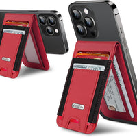 For Magsafe Wallet Stand, 10 Cards Holder, Strongest Magnetic Wallet