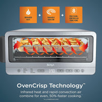Ninja Flip Toaster Oven & Air Fryer, 8-in-1, Stainless Steel, SP151