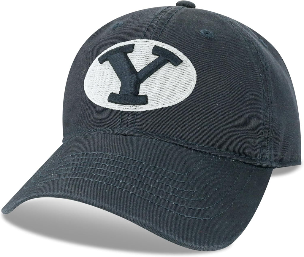 Legacy NCAA Officially Licensed Baseball Hat, BYU Cougars, Lightweight Cap for Men & Women, Relaxed Twill Adjustable (EZ