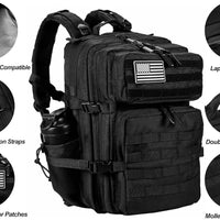LHI Military Tactical Backpack for Men and Women 45L