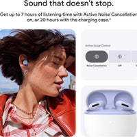 Google Pixel Buds 2a - Wireless Bluetooth Earbuds - Fog