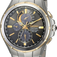 Coutura Men's Solar Perpetual Calendar Alarm Chronograph Watch