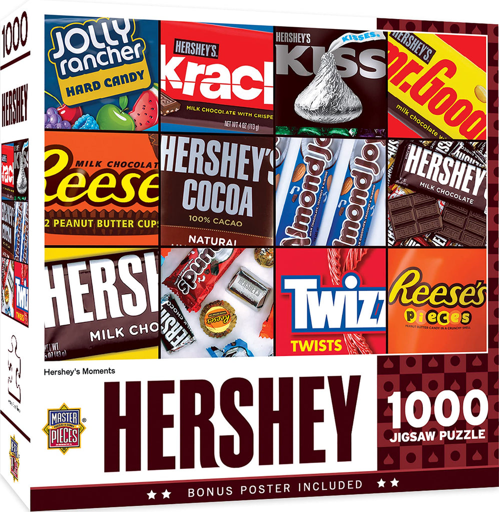 MasterPieces 1000 Piece Jigsaw Puzzle for Adults, Family, Or Youth - Hershey's Moments - 19.25"x26.75"