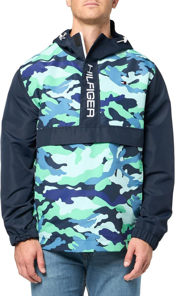 Ofertaza, Tommy Hilfiger Men's Retro Lightweight Taslan Popover Jacket