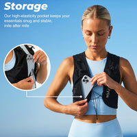 Oiuyos Chaleco de Running Ajustable - Hombre y Mujer