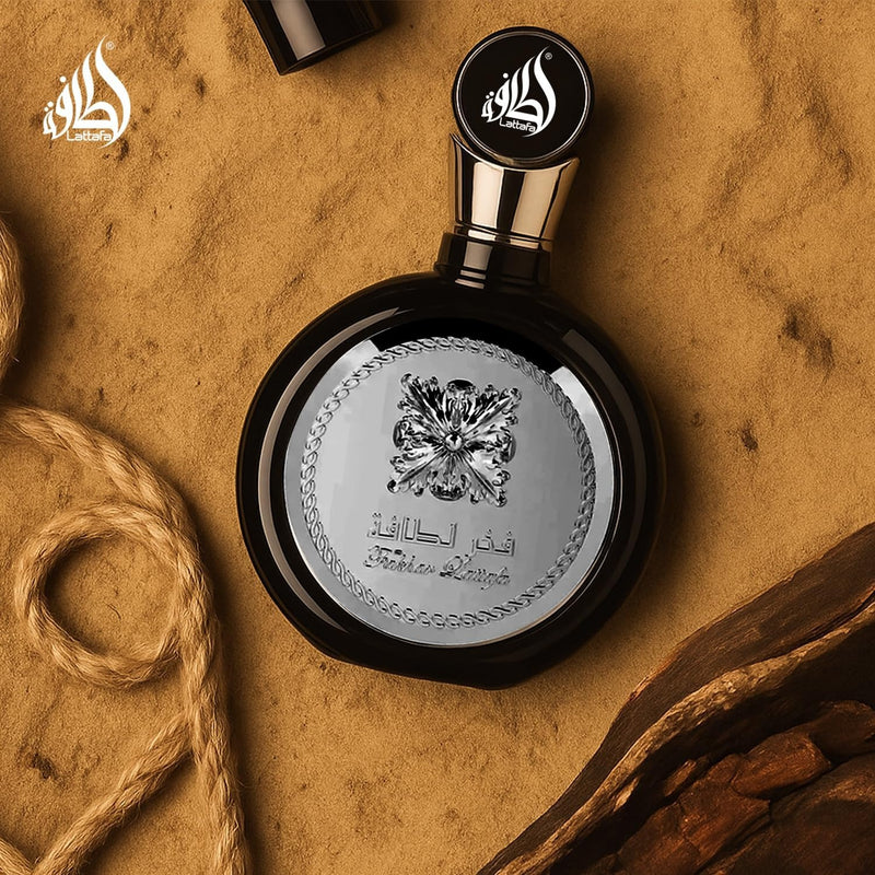 Lattafa Fakhar - Fresco, afrutado, bergamota, madera de ámbar - Eau de Parfum fragancia de larga duración para hombres, 100 ml