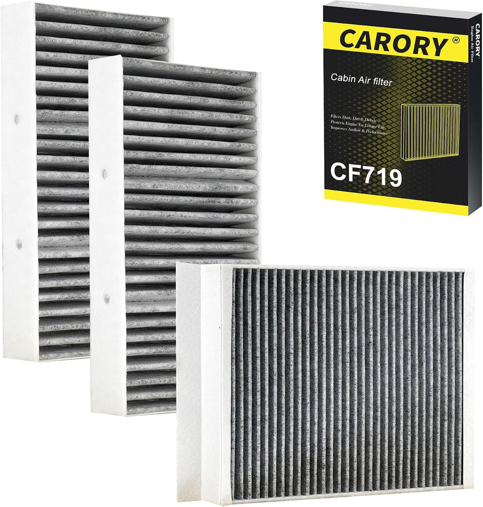 CARORY Activated Carbon Cabin Air Filter for Mercedes Benz 2016-2018 GLE350, 2016-2019 GLE400, 2012-2015 ML350, 2017-201