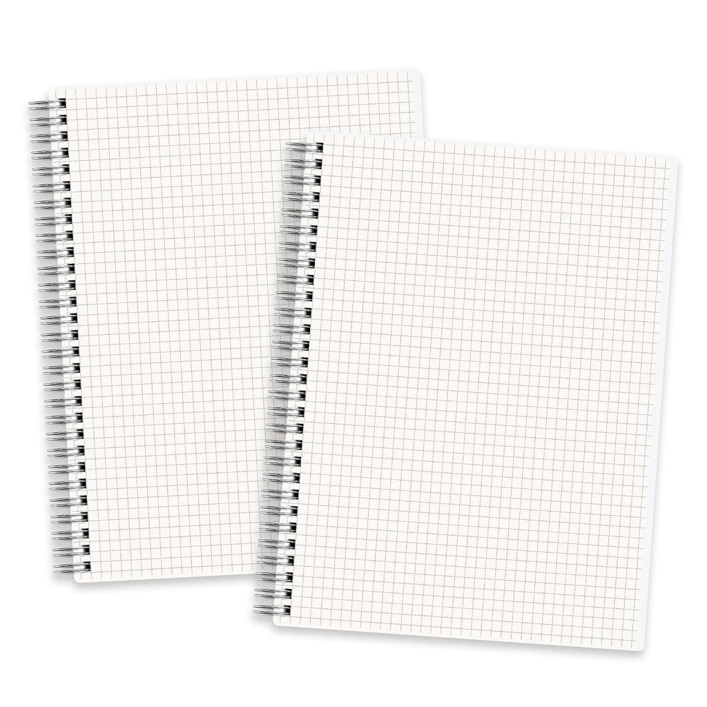RETTACY Graph Grid Paper Notebook, 160 Pages per Pack, B5 (7.6'' × 10'')