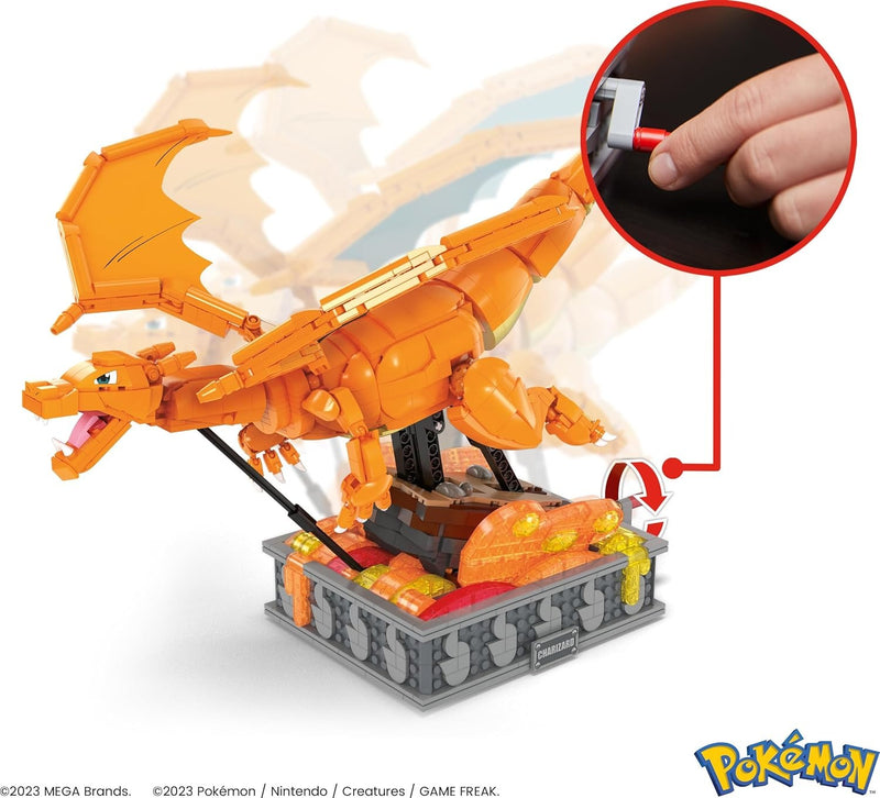 MEGA Pokémon Building Toys Set Motion Charizard