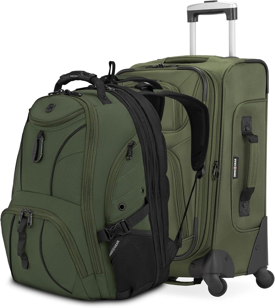 SwissGear Sion 2-Piece Travel Set, Softside Expandable Carry-On