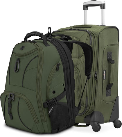 SwissGear Sion 2-Piece Travel Set, Softside Expandable Carry-On
