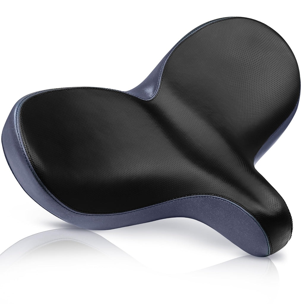 X WING Mega Plus Bike Saddle Replacement Seat for Men & Women   Comfortable Padded Cushion, Ergonomic Design & Spacious