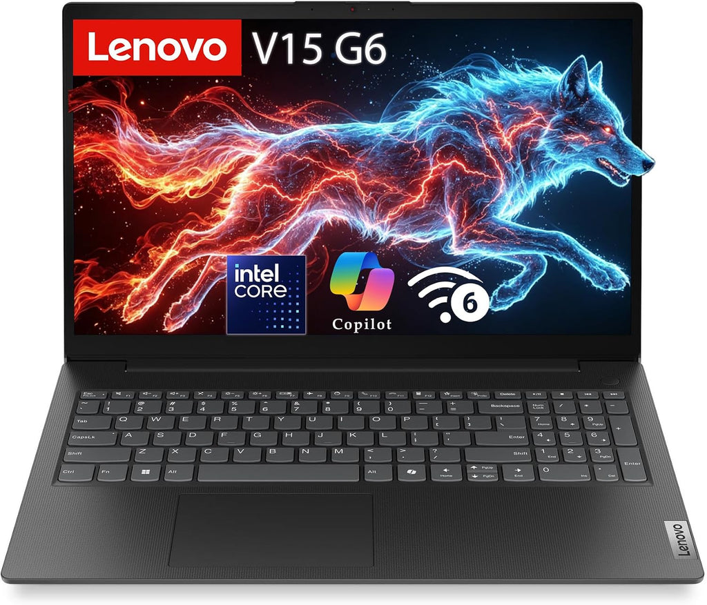 Lenovo 15.6" Business Laptop, 2026 Edition, 8GB DDR5 256GB SSD, Win 11 - Jet Black‌