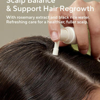 AROMATICA Spray de Agua de Romero Potenciador de Raíces para el Crecimiento del Cabello – Aceite Coreano para el Cuidado del Cabello para Desintoxicación del Cuero Cabelludo – Tratamiento para Cuero