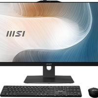msi Modern AM242TP AIO Desktop: 23.8" FHD, Intel Core 3-100U, 8GB Memory, 512GB M.2 NVMe SSD, Windows 11 Home: Black 1M-1099US
