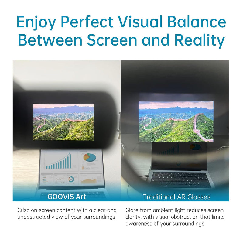 GOOVIS Art - Visor XR Head Mounted Display (110" Micro-OLED FHD)