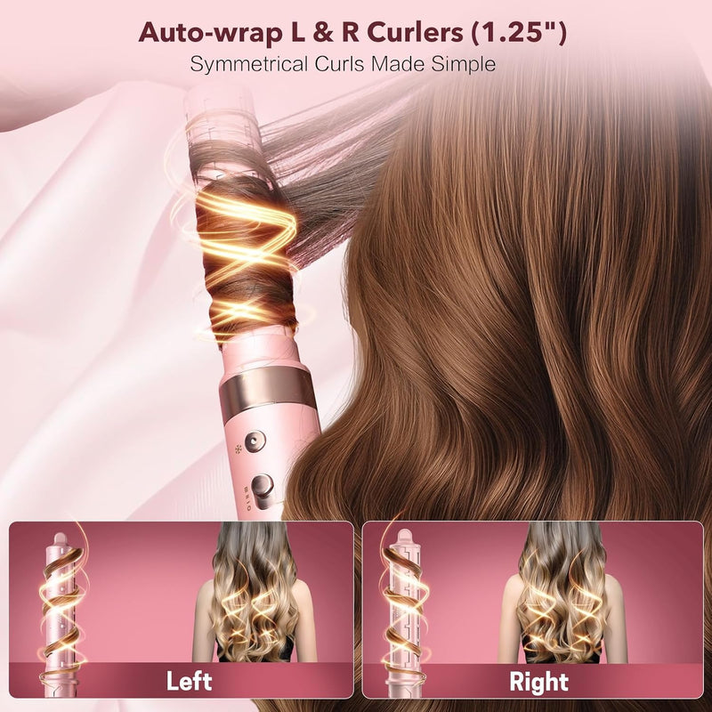 StyleVibe Mythsight StyleVibe Dual Voltage 6-in-1 Air Styler, Auto Wrap Curls (L/R)