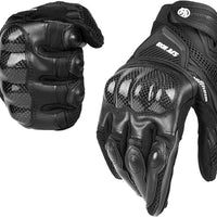 BORLENI Motorcycle Gloves Touch Screen for Men Women Padding Hard Knuckle Cycling Motorbike ATV Hiking Riding Climbing G